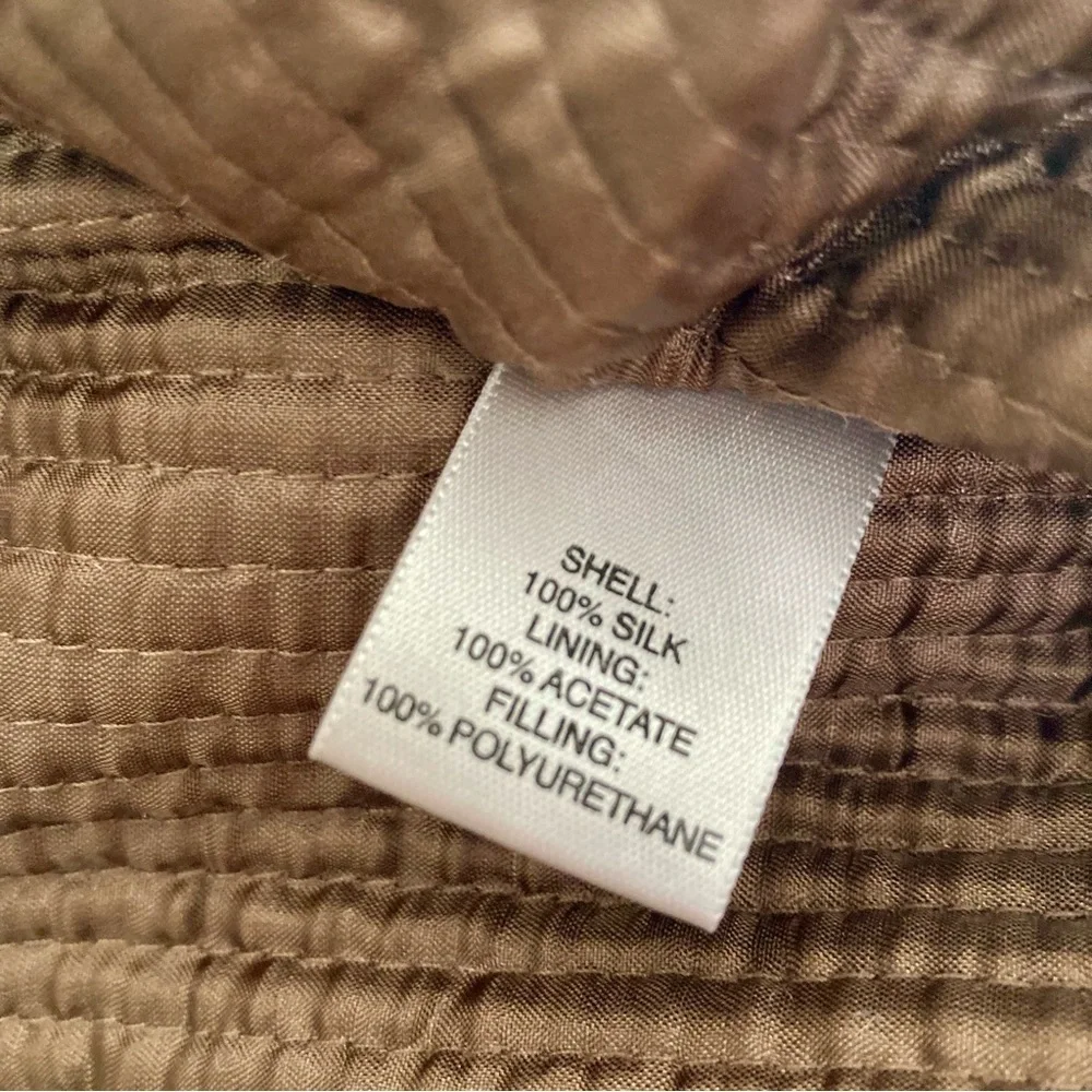 %100 SILK JACKET WMN Soft By Avenue 26/28  Large Vintage Bohemian Cabincore Cozy